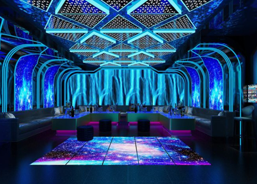 酒吧、KTV的桌面互動(dòng)投影-好奇數(shù)字科技