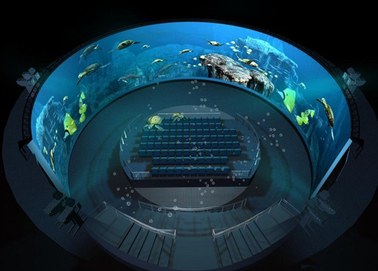 弧幕投影在教學領域的應用場景-好奇數字科技