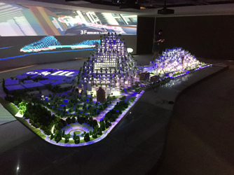 上海天安千樹3D  Mapping數字沙盤投影互動演繹