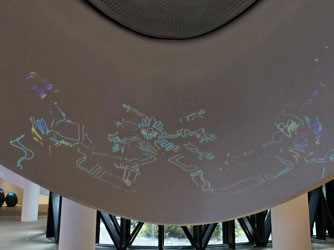 獨(dú)角獸展廳多媒體弧幕投影內(nèi)容演繹