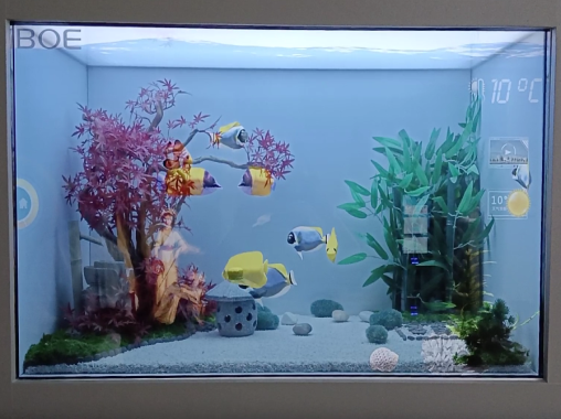 透明屏-透明屏互動-透明屏交互-觸控透明顯示屏-好奇數字科技