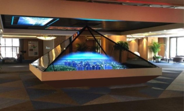 裸眼3D效果全息柜-全息展示柜-全息投影展示柜-蘇州好奇數(shù)字科技