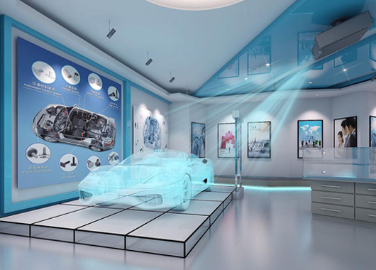 幻影成像在數字展館展廳中的應用-好奇數字科技