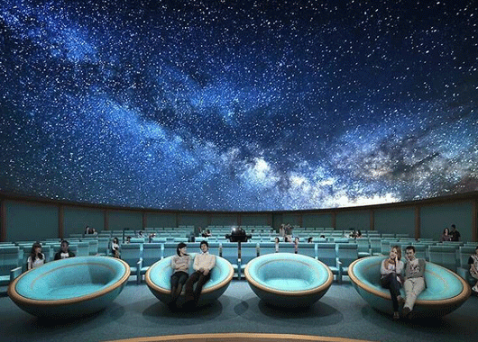 天幕投影在電影院的應用場景