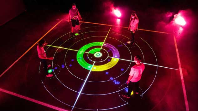 地面互動投影-多人互動游戲