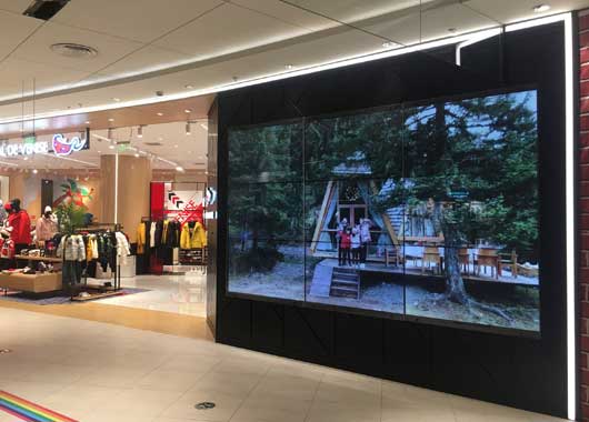液晶拼接屏在大型商超的應(yīng)用場景