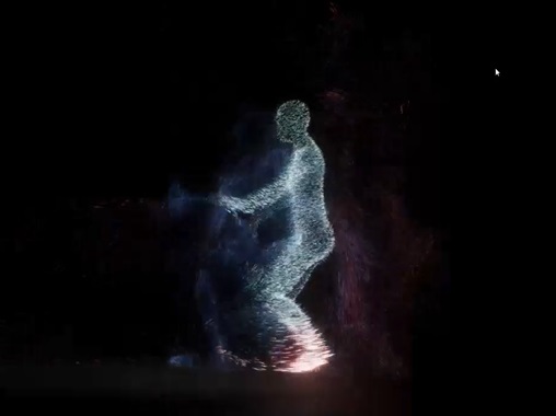 體感粒子互動程序-蘇州好奇數字科技